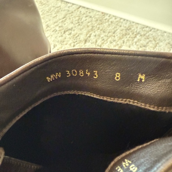 Stuart Weitzman size 8 mint near new condition chocolate brown platform booties - Picture 12 of 13